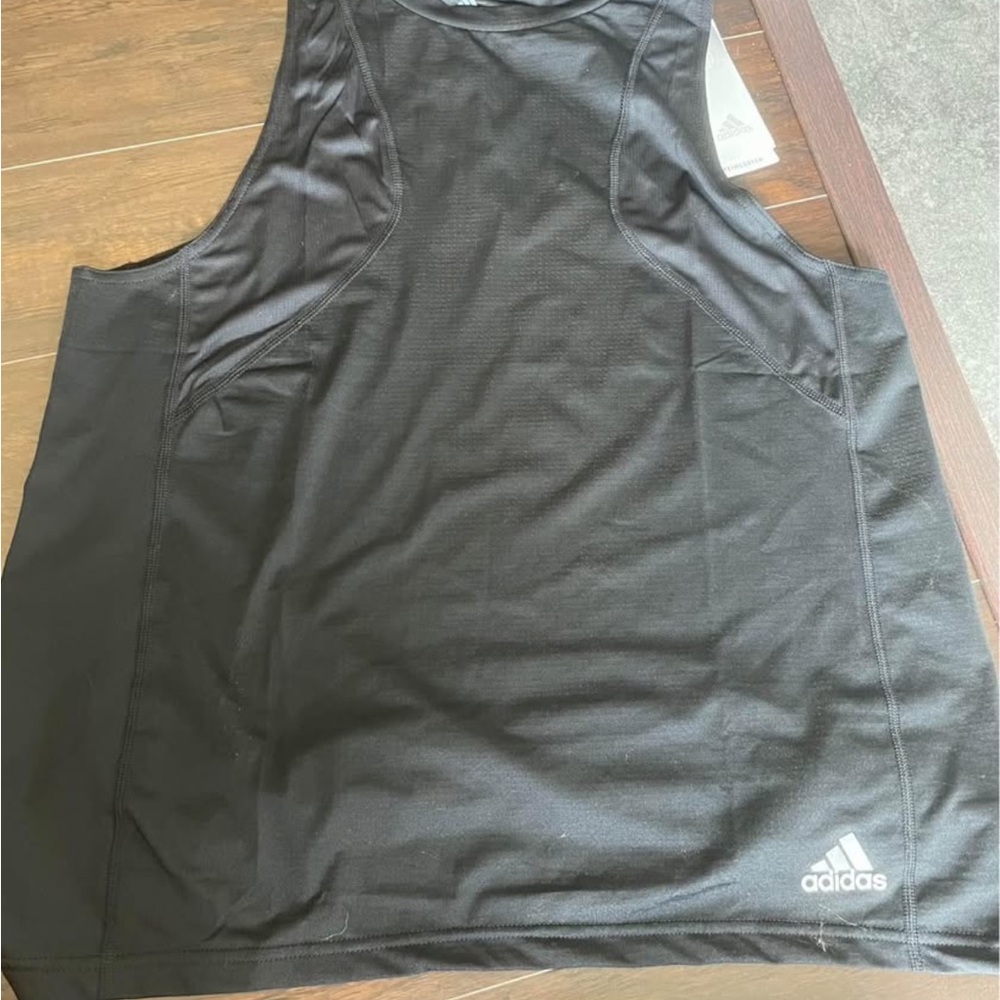 Adidas Black Sleeveless Athletic Top